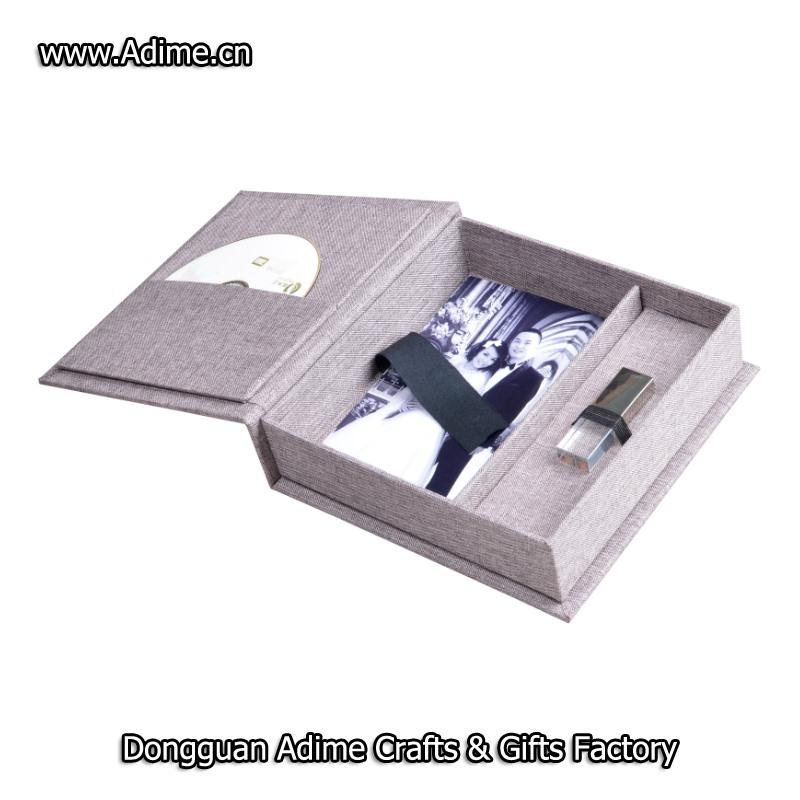 Cotton CD Photo USB Gift Boxes