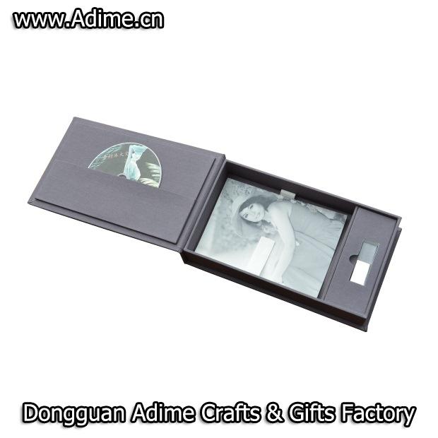 Linen CD USB Photo Box