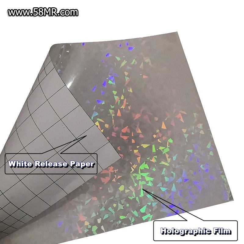 The release paper of holographic laminating film